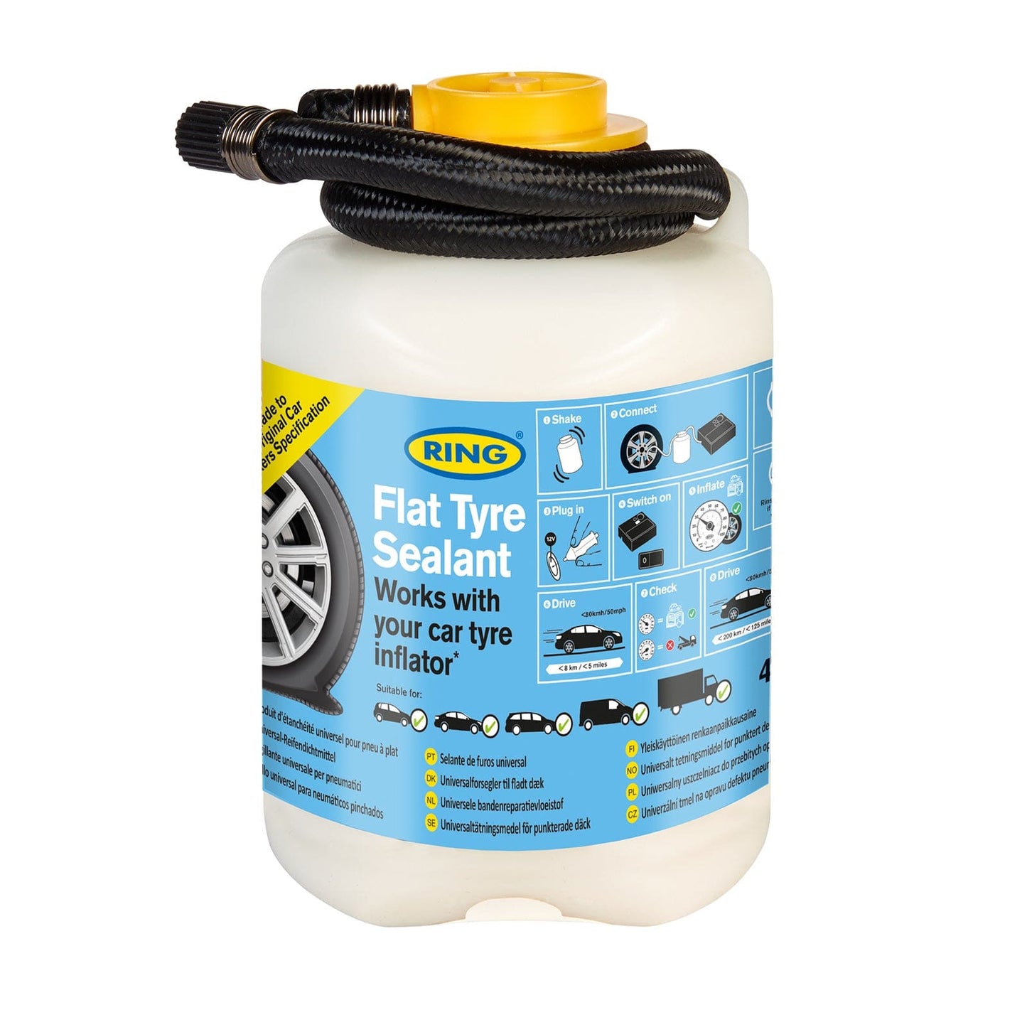 RING RTS450 Flat Tyre Sealant