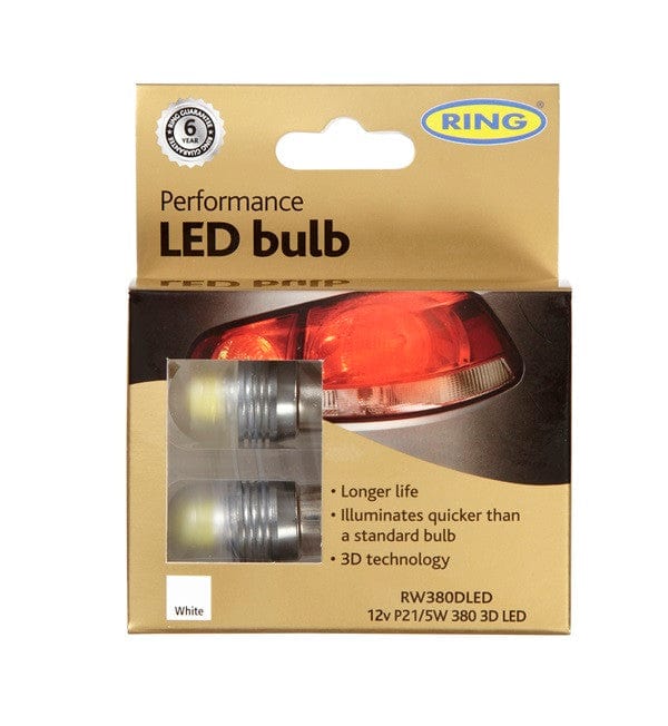 RING RW380DLED 12V PERFORMANCE LED 3D (380-P21/5W) 300/100lm OSP BAY15D Brake & Tail