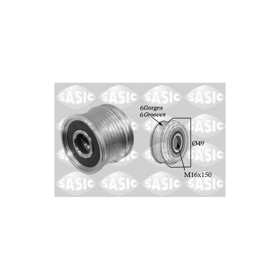 Sasic 1676003 Pulley, Alternator