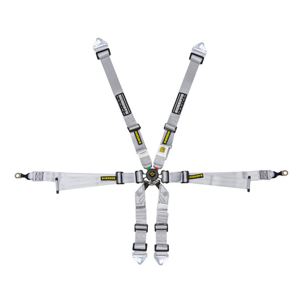SCHROTH 94700-9 SEAT BELT PROFI 6-POINT 2X2 SILVER FOR PORSCHE 996 / 997