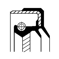 CORTECO CO01017058B Crankshaft Shaft Seal