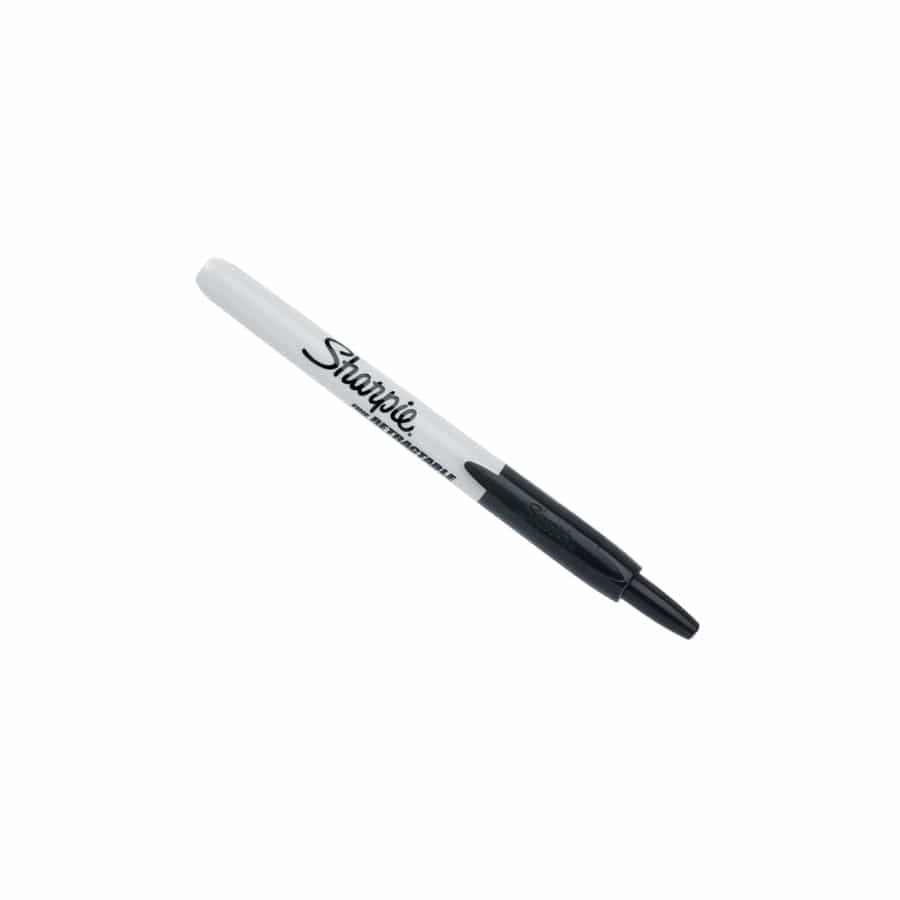 Sharpie® SHP1985871 Retractable Fine Permanent Marker Black