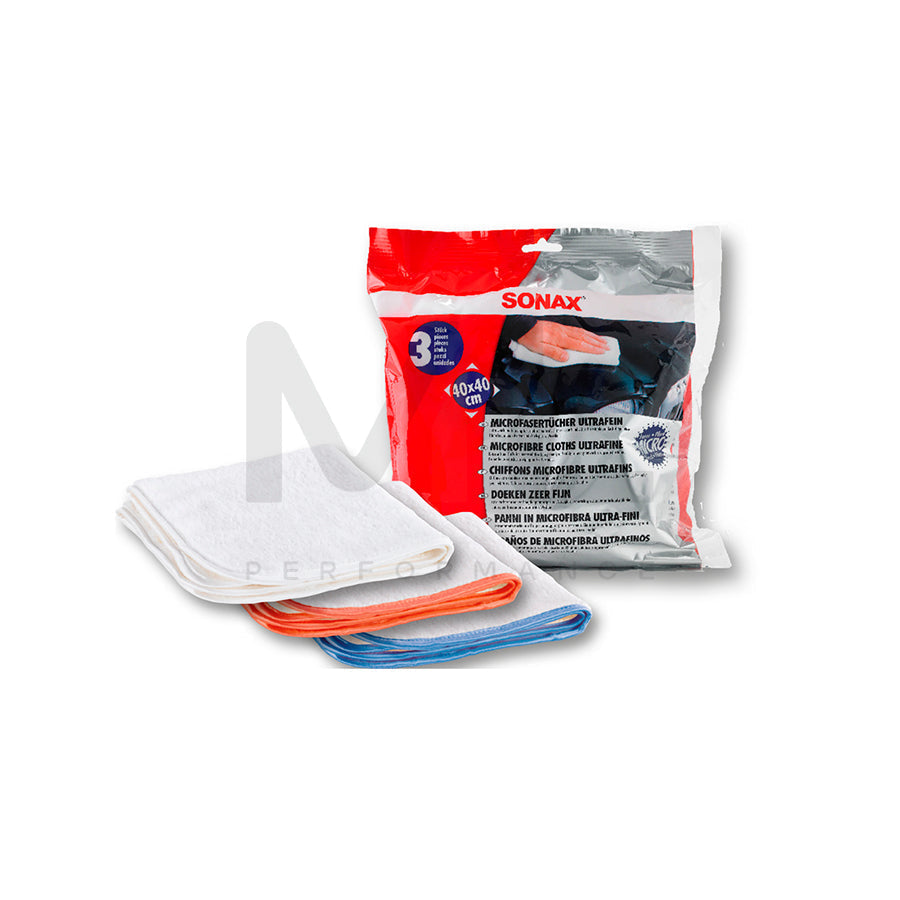 Sonax Microfibre Cloths UltraFine 3pcs.