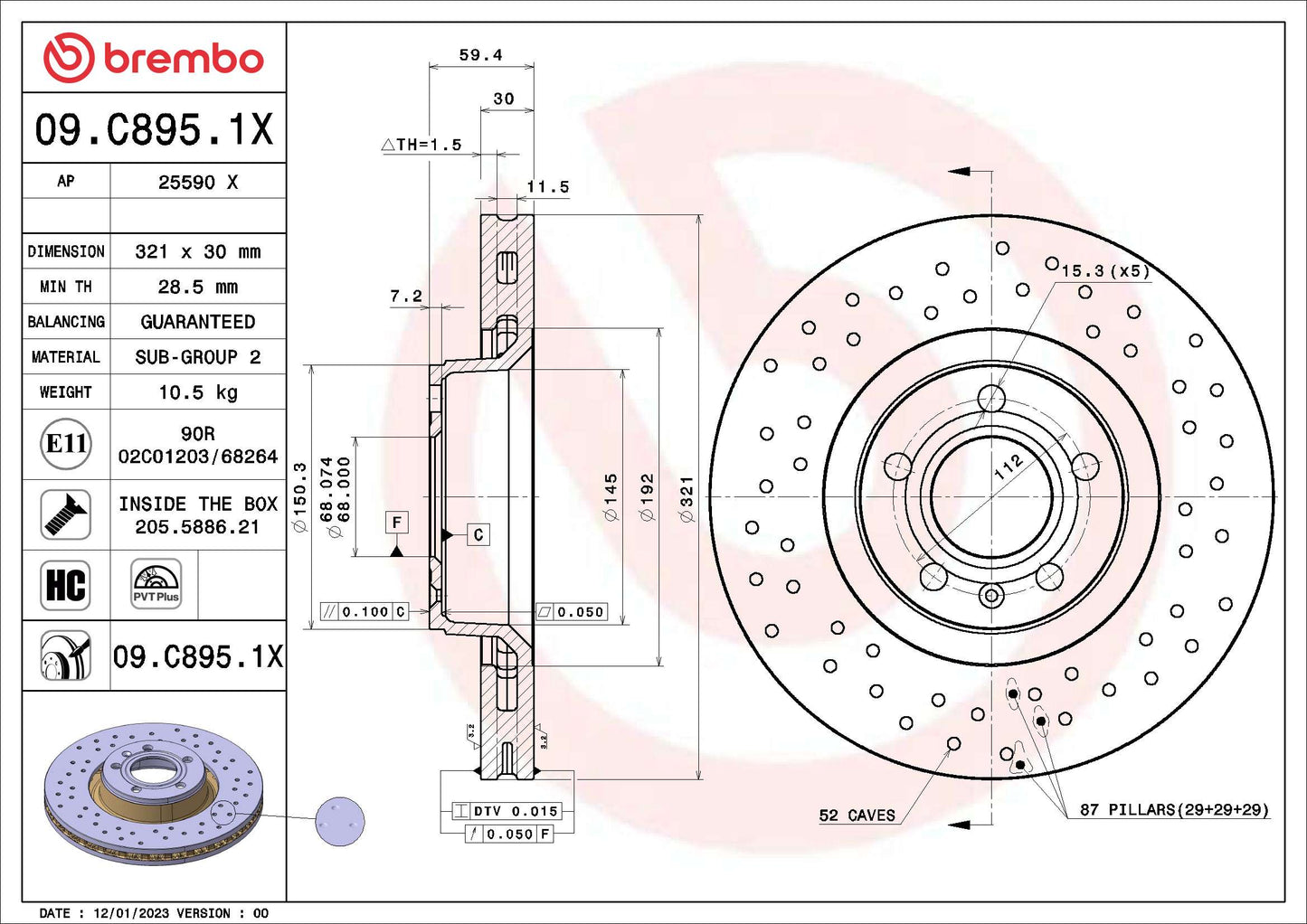 DELPHI LH7092 Brake Hose