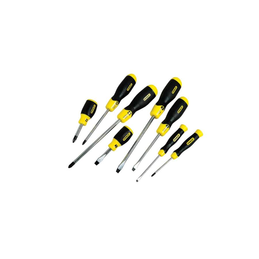 STANLEY® STA065011 Cushion Grip Screwdriver Set, 8 Piece