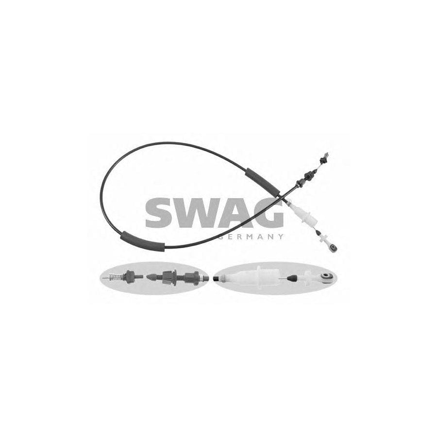 SWAG 10 92 1365 Accelerator Cable for MERCEDES-BENZ 190 (W201)