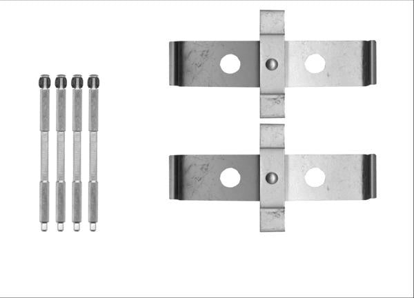 TEXTAR 82537100 Brake Pad Fitting Kit