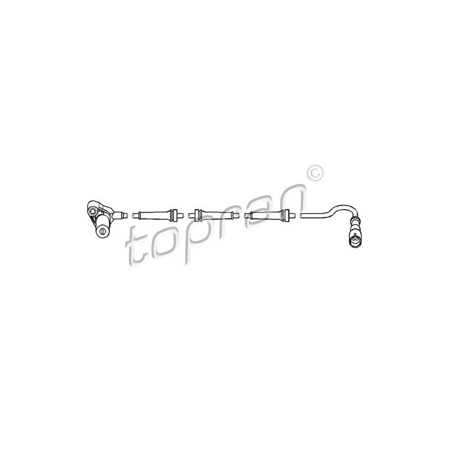 TOPRAN 111 077 ABS Sensor for VW TRANSPORTER