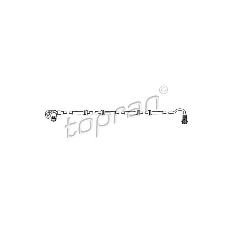 TOPRAN 721 612 ABS Sensor for CITRO?N XANTIA