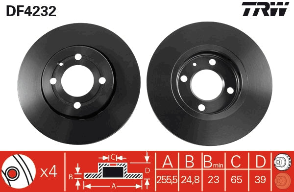 TRW MOTO DF4232 Brake Disc