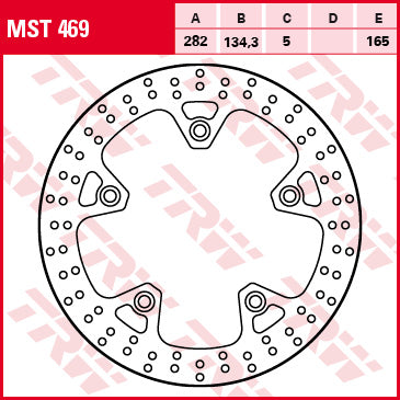 TRW MOTO MST469 Brake Disc
