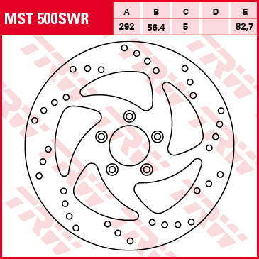 TRW MOTO MST500SWR Brake Disc
