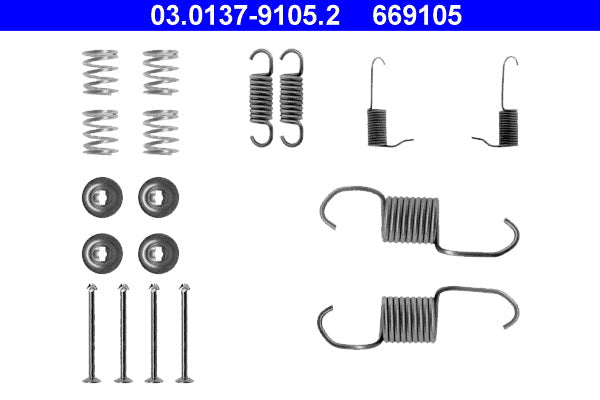 TRW MOTO SFK453 Brake Shoes Accessory Kit
