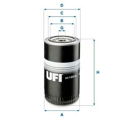 UFI 23.156.00 Oil Filter