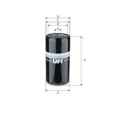 UFI 80.138.00 Filter, Operating Hydraulics