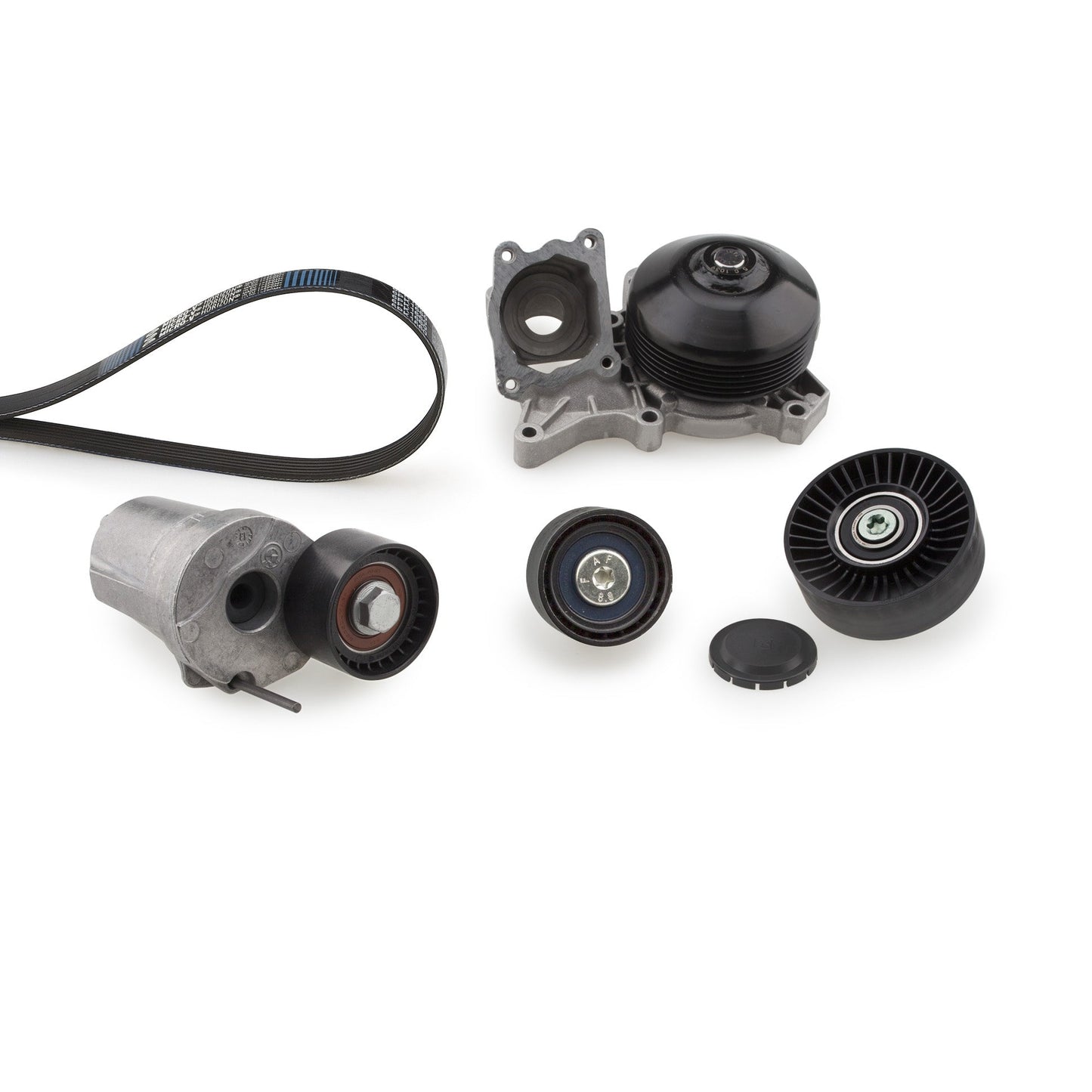 GATES GATKP36DPK1698 Water Pump + V-Ribbed Belt Kit