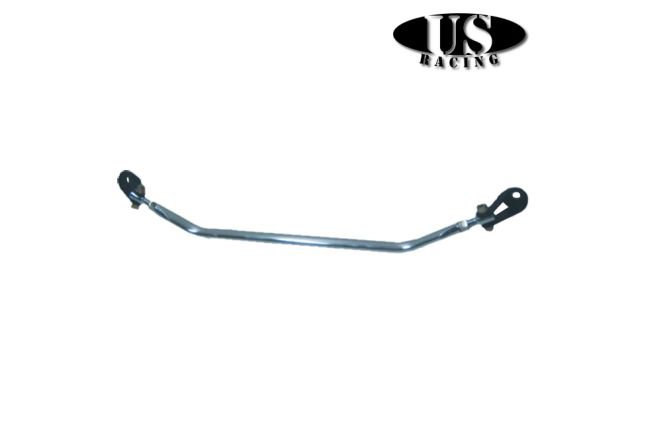 US Racing STR-CV88-FL-N-P US-Racing Strutbrace Front Lower N-Style Polished (Civic 87-01/CRX/Del Sol/Integra)