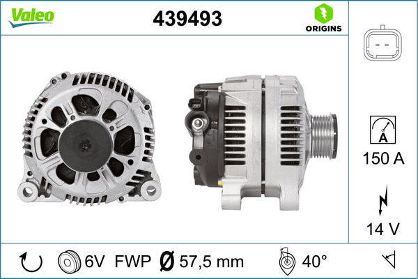 VALEO VAL439493 Alternator