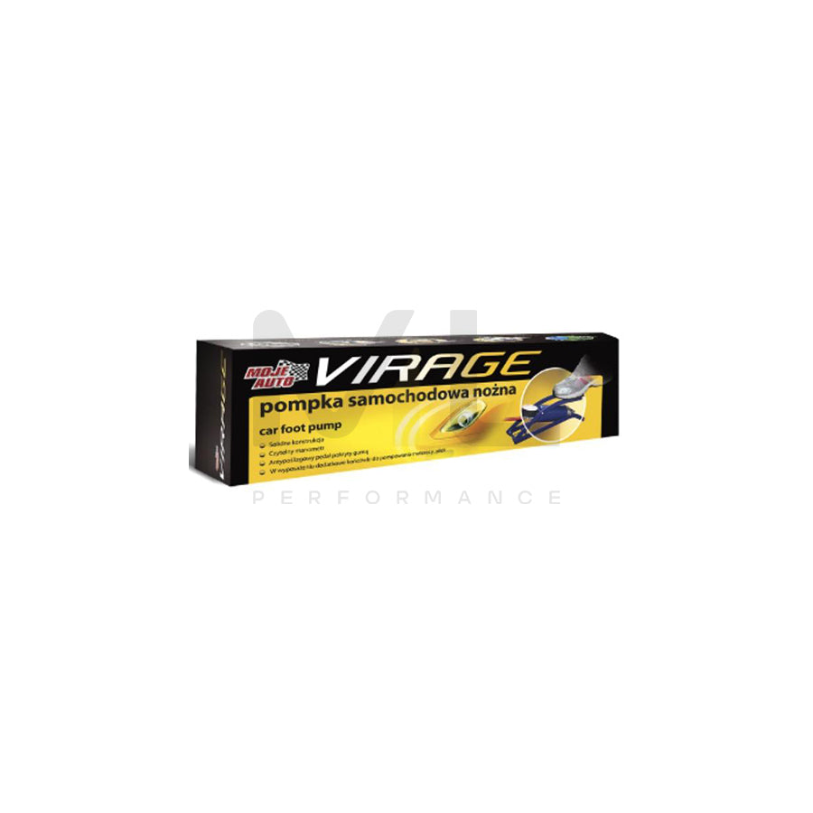 VIRAGE 94-026 Foot pump with gauge