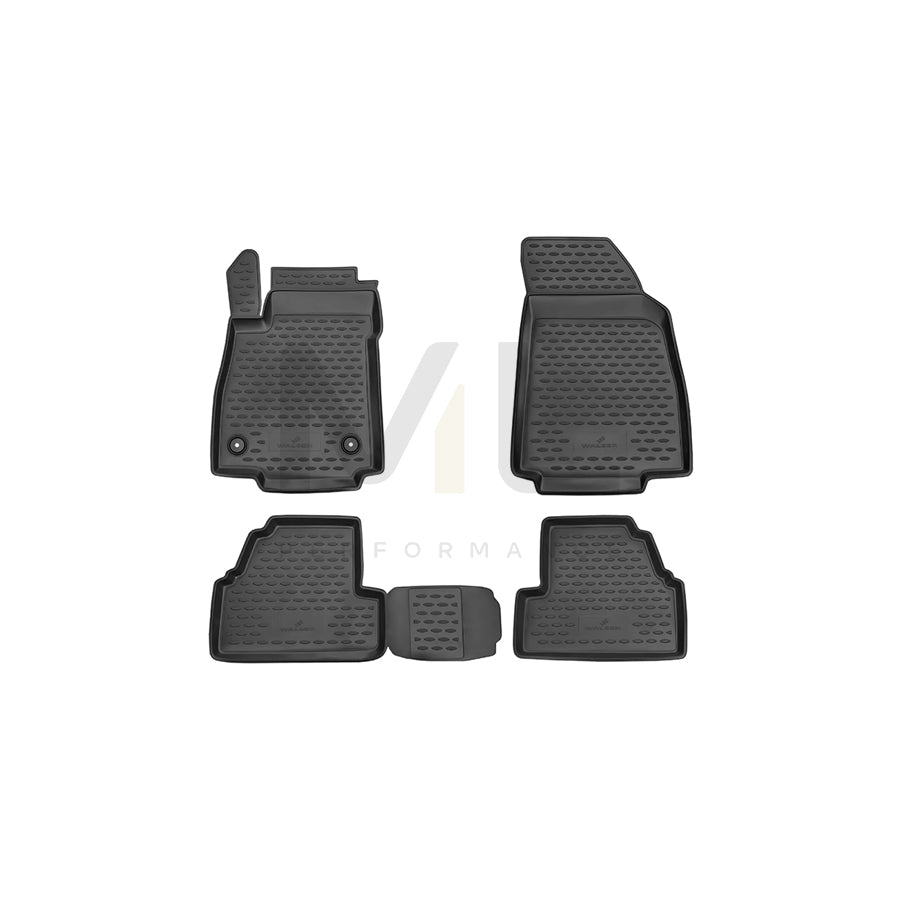WALSER XTR 75044 Floor mat set Front and Rear