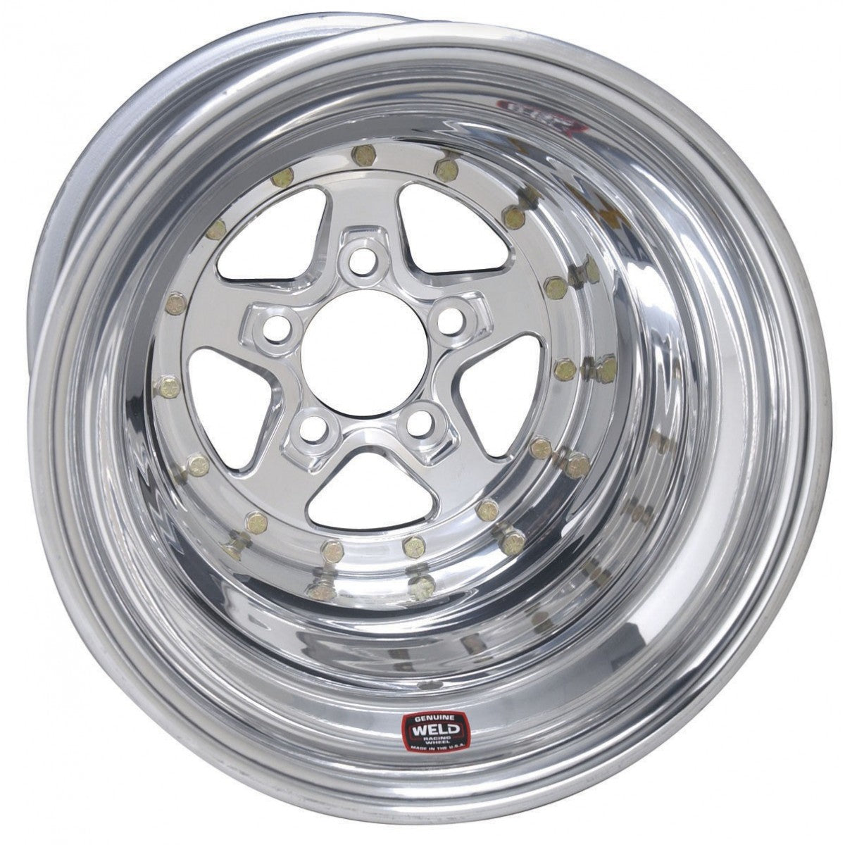 Weld 88-510206 Alumastar Wheel 15x10 5x4.5 ET-64 BS3 Polished Center - Polished Shell