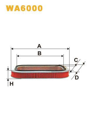 WIX Filters WA6000 Air Filter