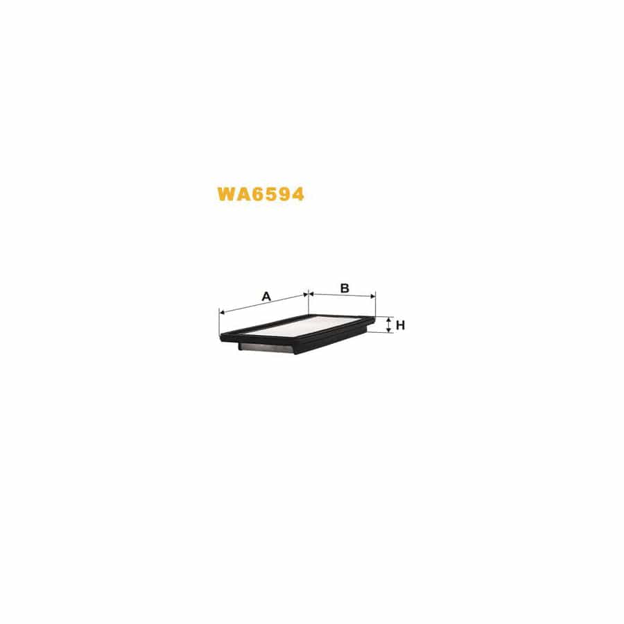 WIX Filters WA6594 Air Filter For Hyundai Amica / Atoz (Mx)