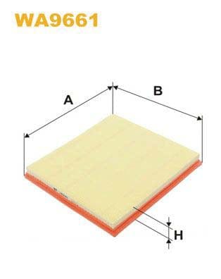 WIX Filters WA9661 Air Filter