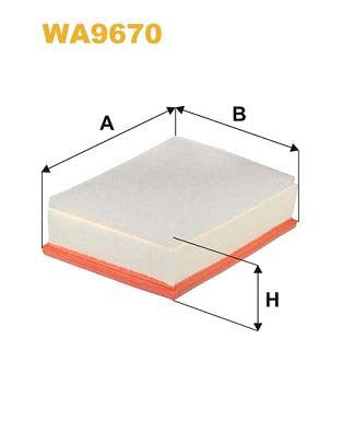 WIX Filters WA9670 Air Filter
