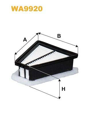 WIX Filters WA9920 Air Filter For Renault Twingo