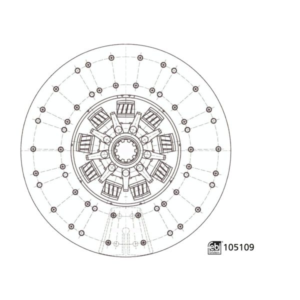 FEBI BILSTEIN FE105109 Clutch Disc