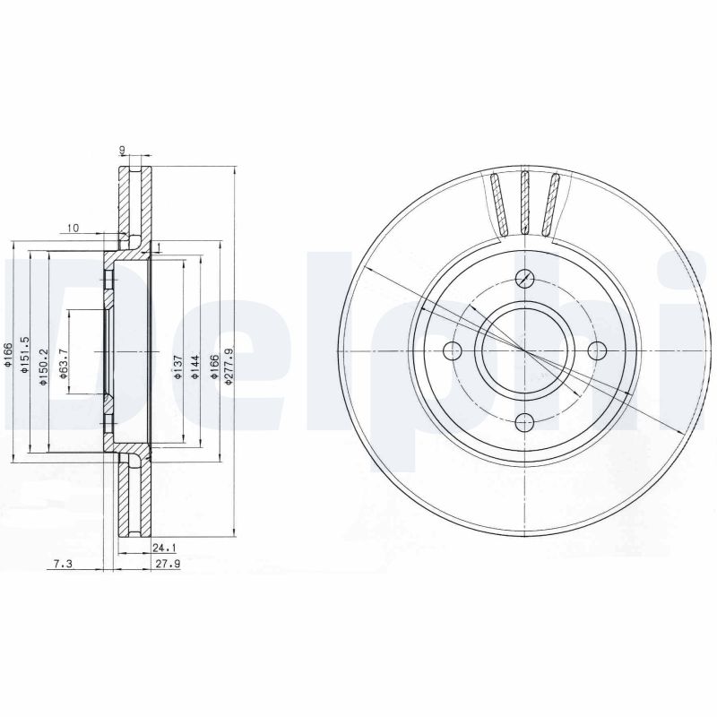 KNORR BZ3713 Pretensioning Cylinder