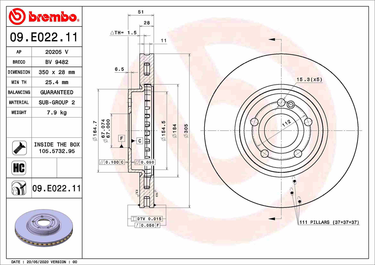 MERITOR MERMCK1100 Disc Brake Caliper Repair Kit