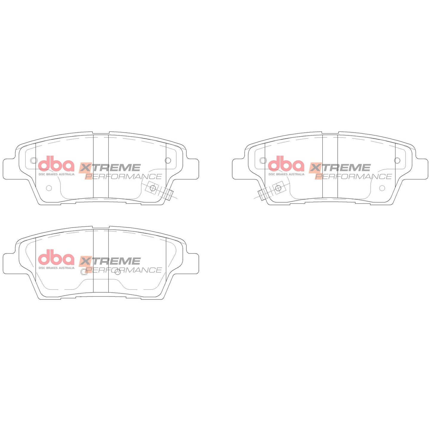 DBA DB15022XP High Performance Brake Pad Set
