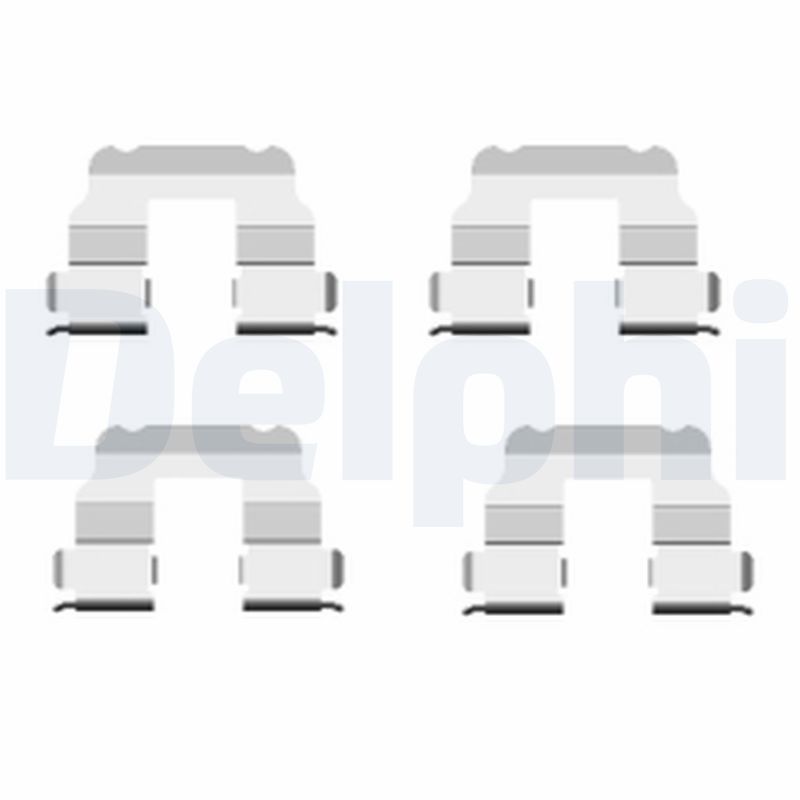 DELPHI LX0457 Disc Brake Pad Accessory Kit