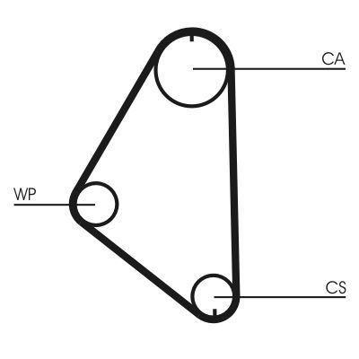 CONTITECH CT558WP1 Water Pump & Timing Belt Kit