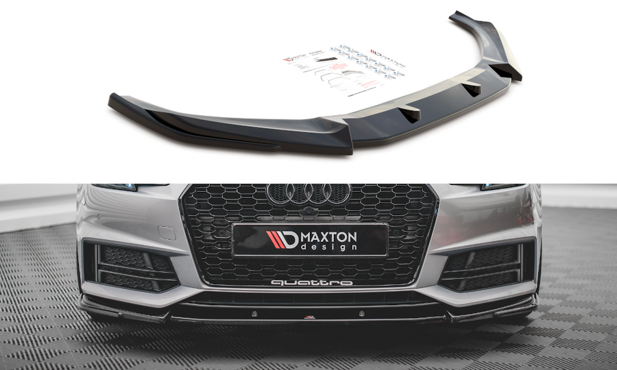Maxton Design Audi B8.5 S4 / A4 S-Line Spoiler / Splitter V2