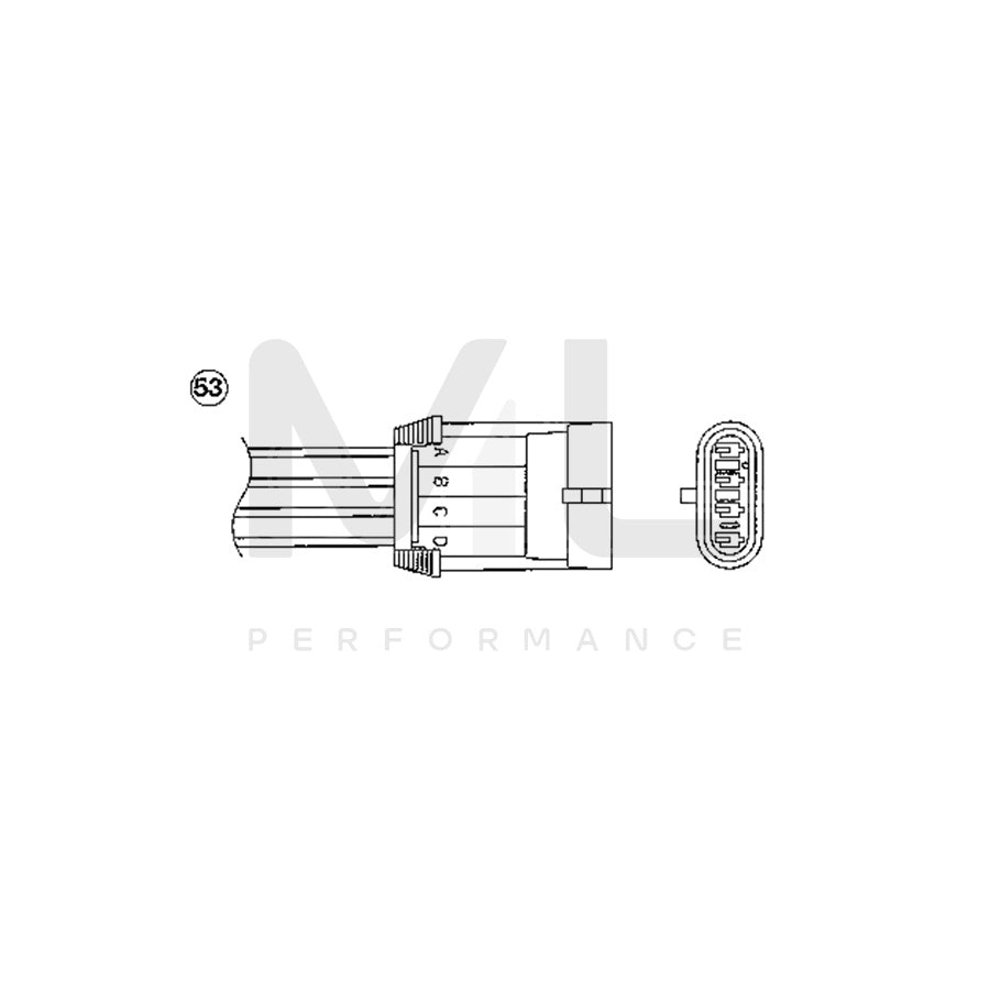 NGK ota7n-5a2 1938 sonde lambda ntk oxygène o2 sonde d'échappement ota7n5a2