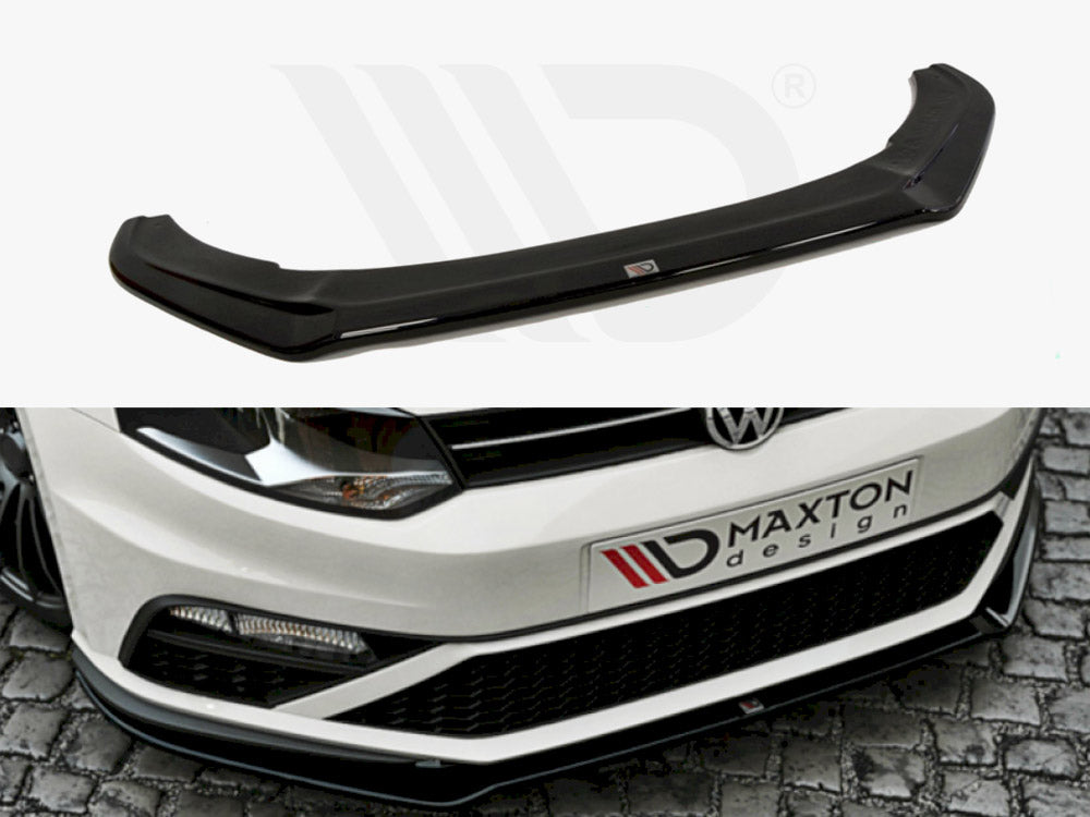 Maxton Front Ansatz für VW Polo 6R GTI schwarz Hochglanz VW-PO-5-GTI-FD1-G  - Online-Shop