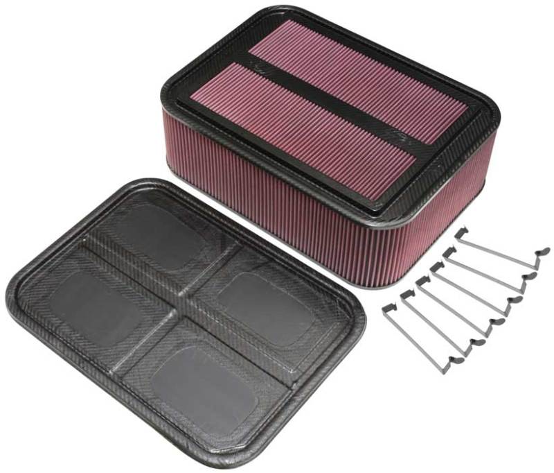 K&N Engineering K&N Custom Racing Assembly Carbon Fiber Air Box - Large
