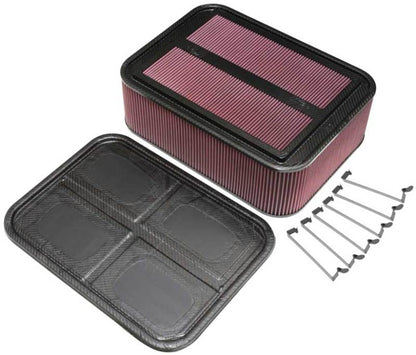 K&N Engineering K&N Custom Racing Assembly Carbon Fiber Air Box - Large