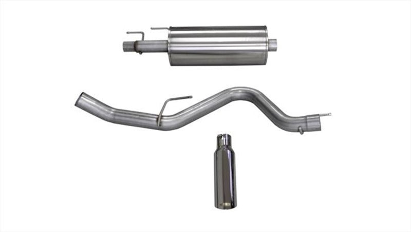 CORSA Performance Corsa 2015-2020 Ford F-150 EcoBoost Cat-Back Single Side Exit w/ 4.0in Polished Tip