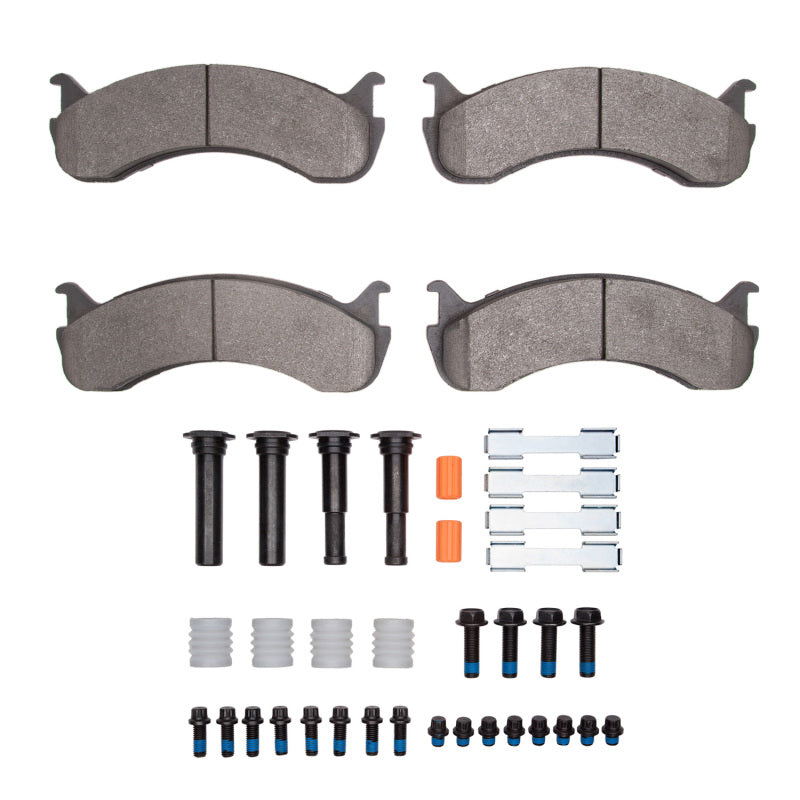 R1 Concepts R1 1998-2024 Beaver Motorcoach Monterey Front/Rear R1 Semi Met Pads & Hardware Kit