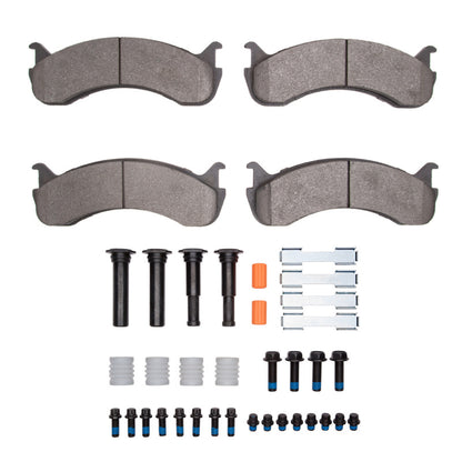 R1 Concepts R1 1998-2024 Beaver Motorcoach Monterey Front/Rear R1 Semi Met Pads & Hardware Kit