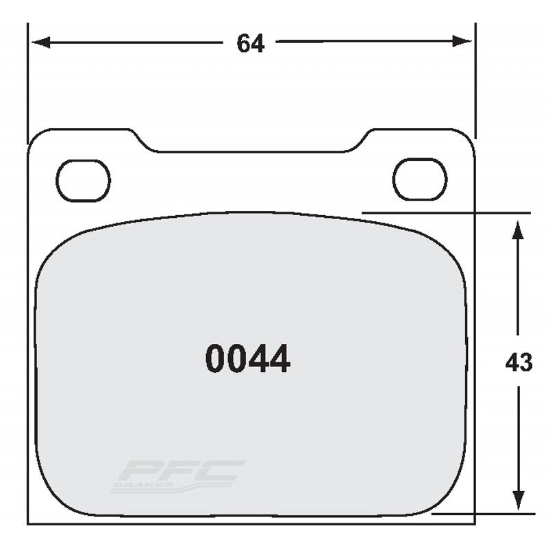 PFC 0044.84.15.44 REAR BRAKE PADS RACING 84 CMPD 15 MM FOR AUDI RS3 LMS TCR 2021- (ALCON CALIPERS)