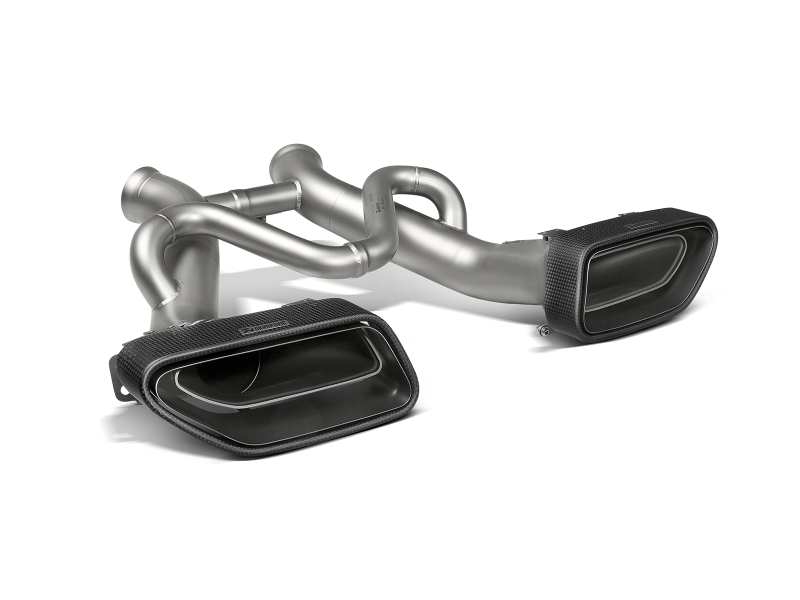 Akrapovic Akrapovic 14-17 McLaren 650S/650S Spyder Slip-On Line (Titanium) w/ Carbon Tips