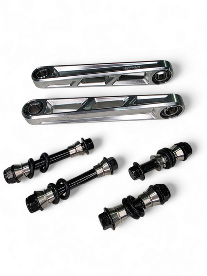 Elektric Off Road Elektric Offroad 2024+ Can Am Maverick R Front Sway Bar Links Anodized Clear