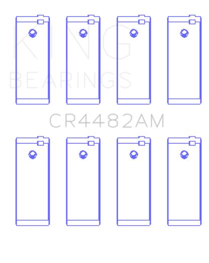 King Engine Bearings Chevrolet ChevETte (Size +0.25mm) Connecting Rod Bearing Set