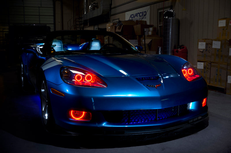 ORACLE Lighting Oracle Chevrolet Corvette C6 05-13 Halo Kit - ColorSHIFT w/ BC1 Controller