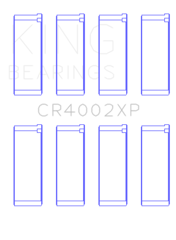 King Engine Bearings King Ford/Mazda DOHC 16 Valve/SOHC 16 Valve/SOHC 8 Valve Performance Rod Bearing Set - Size +.25mm